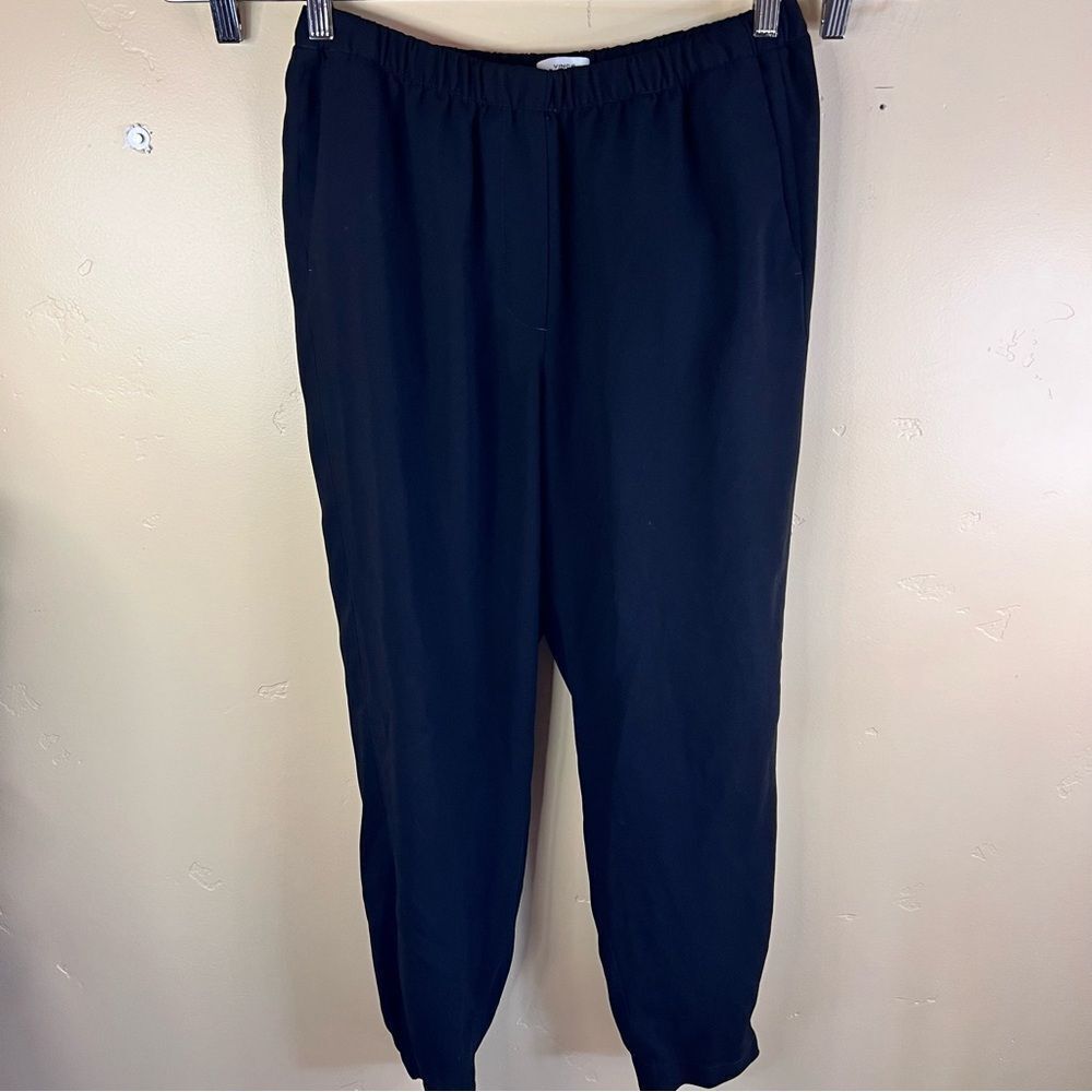 VINCE Womens Dress Black Soft Pants Size Large Corporate, Work, Career Wear